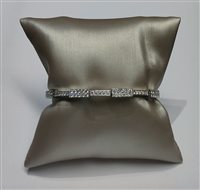 Armband Artigianale Dame PREZIOSI SANGIORGI RIGIDO in Weißgold Diamante PS62510